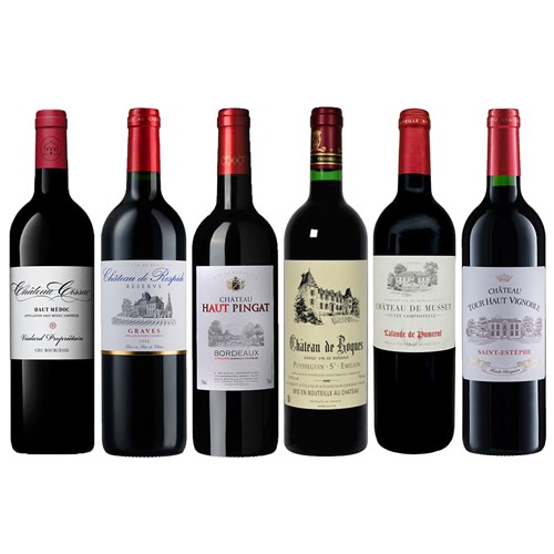 Experience Bordeaux Wine Case of 6 - Next Day Delivery